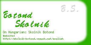 botond skolnik business card